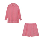 Aaliyah Summer Set for Women – Light Cotton Set with Top and Shorts in Casual Style