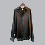 Isabelle Velvet Blouse for Women – Luxurious Fitted Blouse with Elegant Cut for Chic and Casual Looks