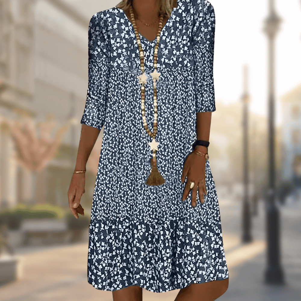 Solara Dress for Women – Elegant Midi Dress with Timeless Design & Comfortable Cut