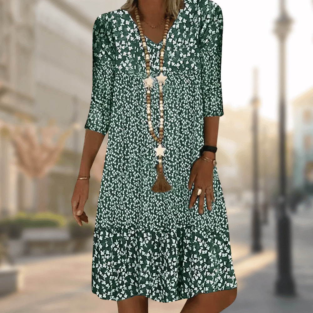 Solara Dress for Women – Elegant Midi Dress with Timeless Design & Comfortable Cut