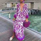 Paulette Long Dress for Women – Light Boho Maxi Style, Ideal for Beach and Summer