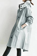 Elizabeth Raincoat for Women – Urban Waterproof Coat with Oversized Breathable Hood