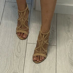 Natalie Heeled Sandals for Women – Elegant Gladiator Heels with Open Toe & Modern Style