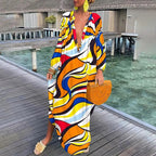 Paulette Long Dress for Women – Light Boho Maxi Style, Ideal for Beach and Summer