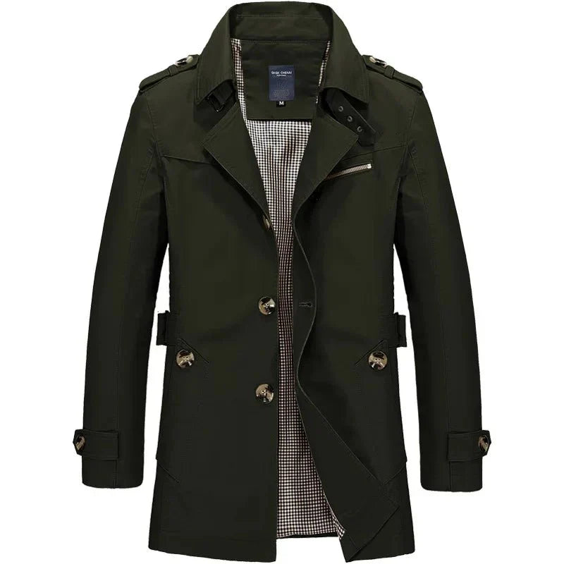 Baron Casual Winter Jacket for Men – Premium Mid-Length Style, Warm and Refined